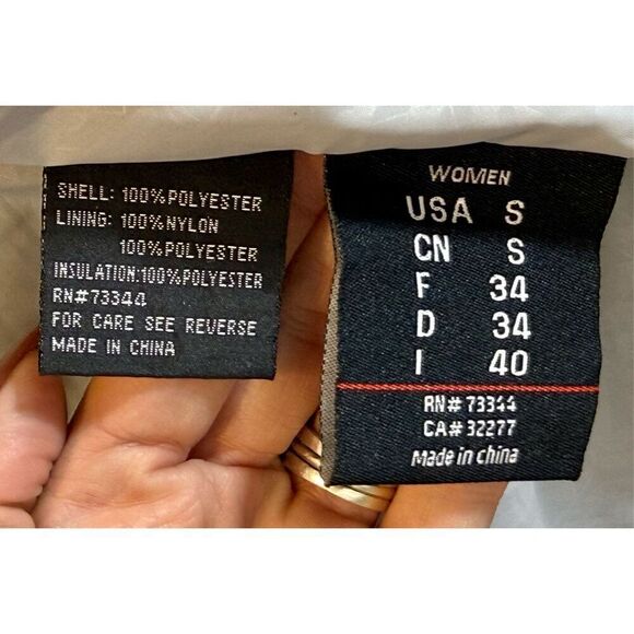 NWOT Vintage Marker Women's Quilted Blue Plaid Puffer Full Zip Mock Neck Vest S - Picture 7 of 11